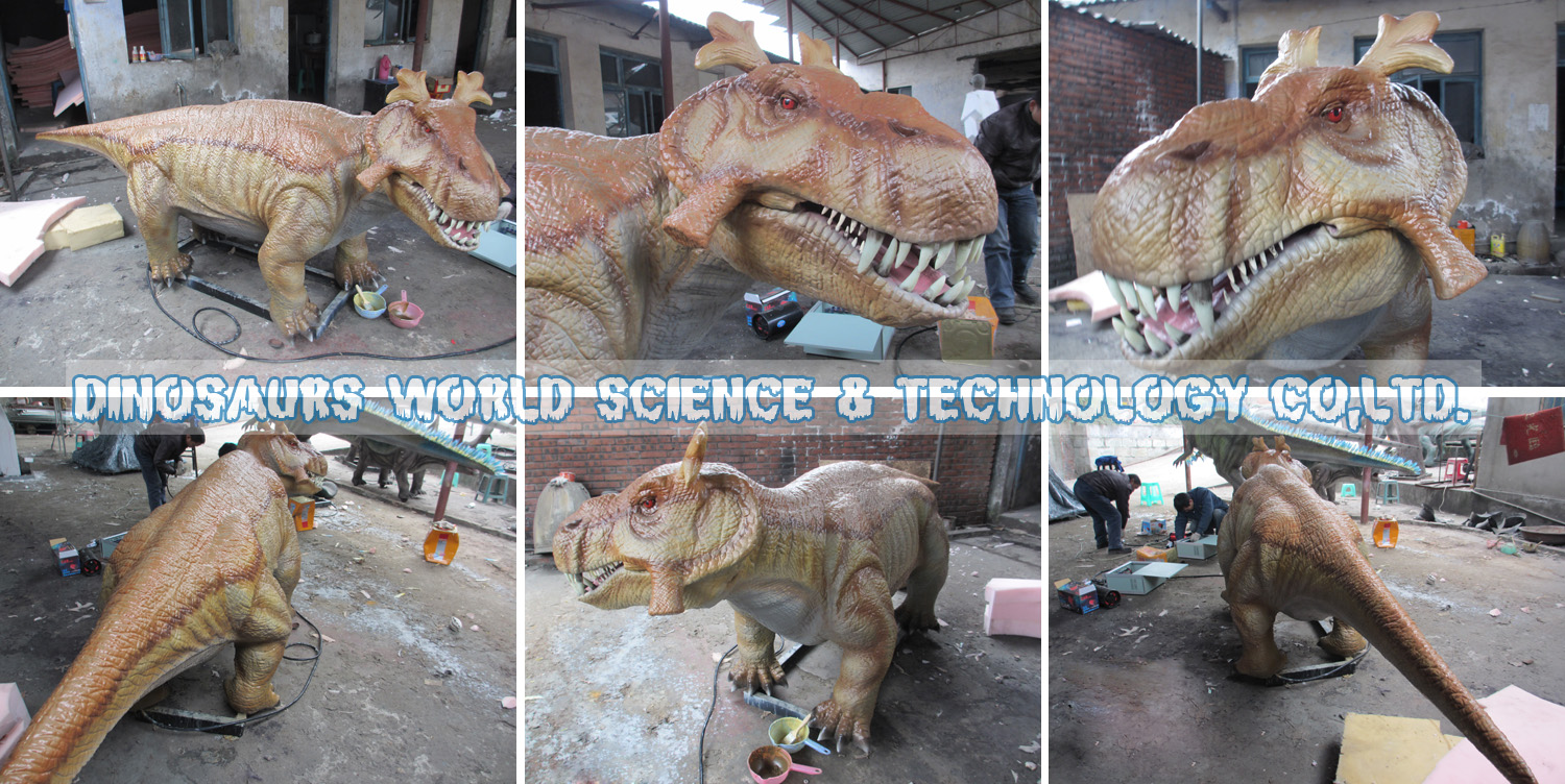 robotic Estemmenosuchus,robotic dinosaurs,robotic animals,museum quality high standard dinosaurs