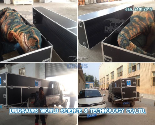 Packing And Transportation For T-Rex Dinosaur Costume From Our Factory To Canada Museum